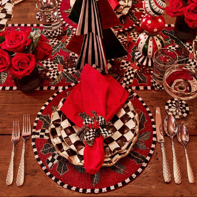 Courtly Check Fluted Ceramic Dinnerware image number 8