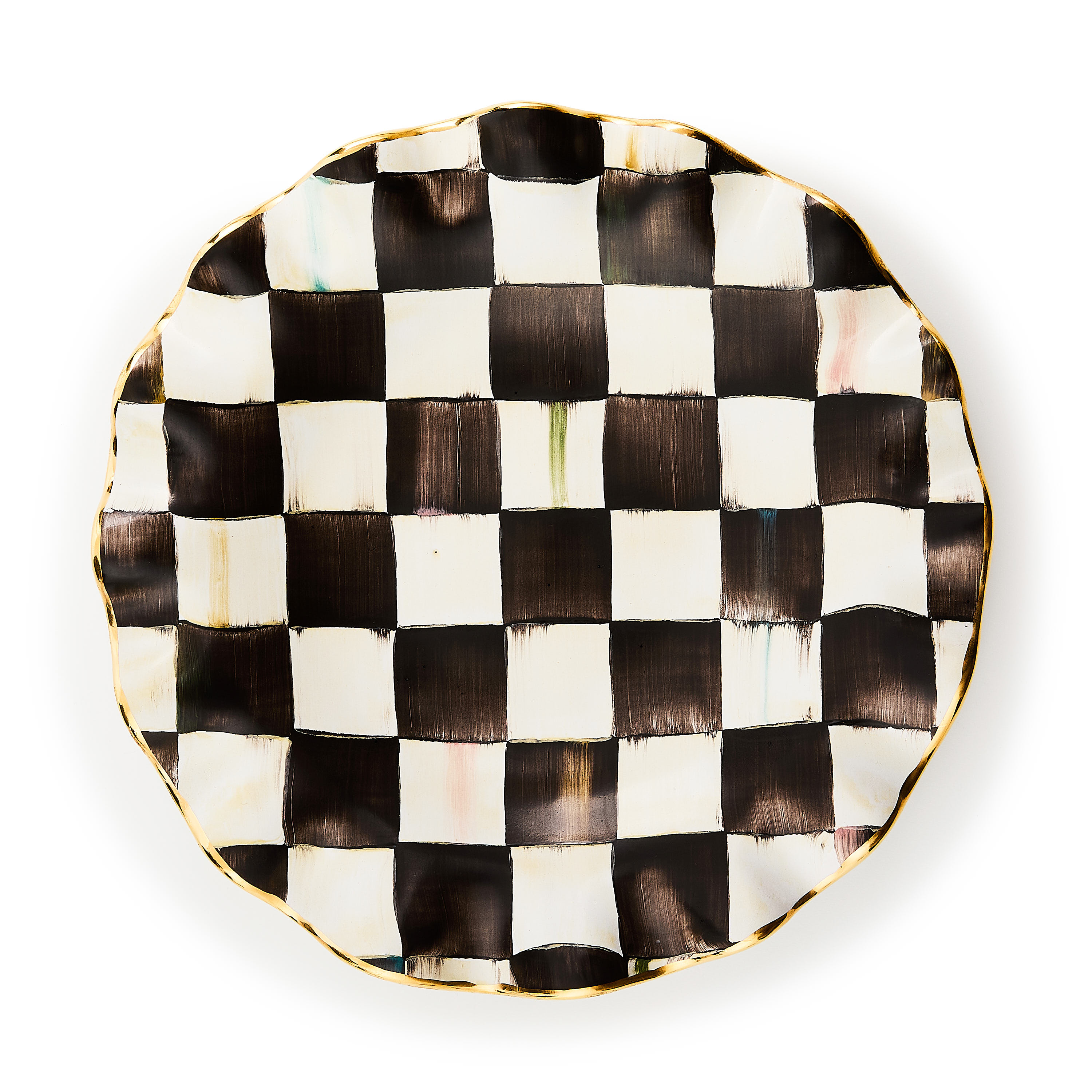 MacKenzie-Childs Courtly Check Dinner Plate - Thumbnail 3