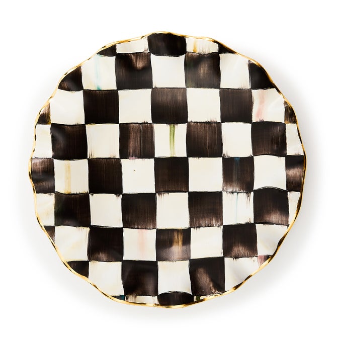 Courtly Check Fluted Ceramic Dinnerware image number 3