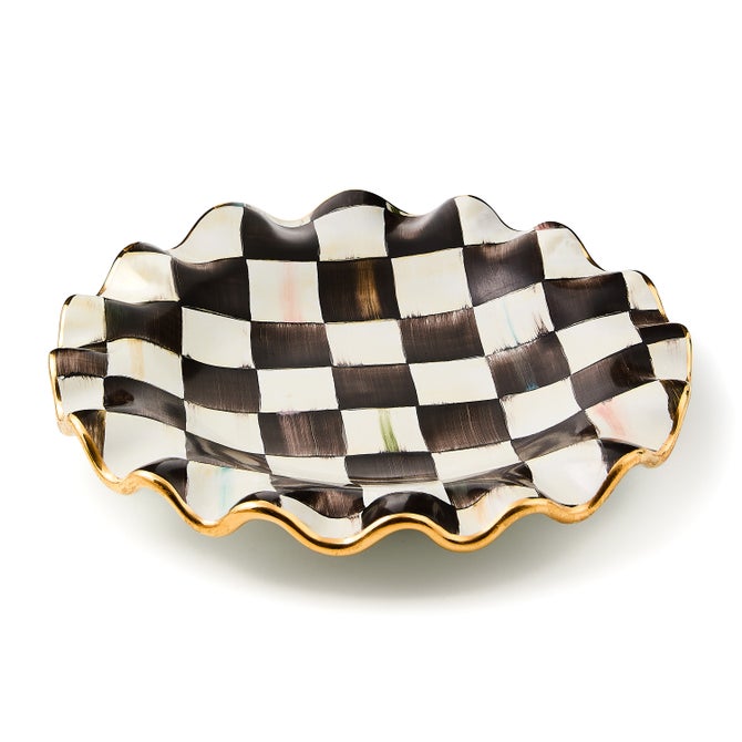 Courtly Check Fluted Ceramic Dinnerware image number 0