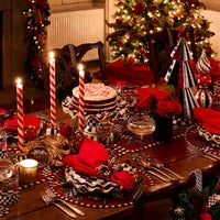 Courtly Check Fluted Ceramic Dinnerware