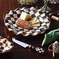 Courtly Check Fluted Ceramic Dinnerware