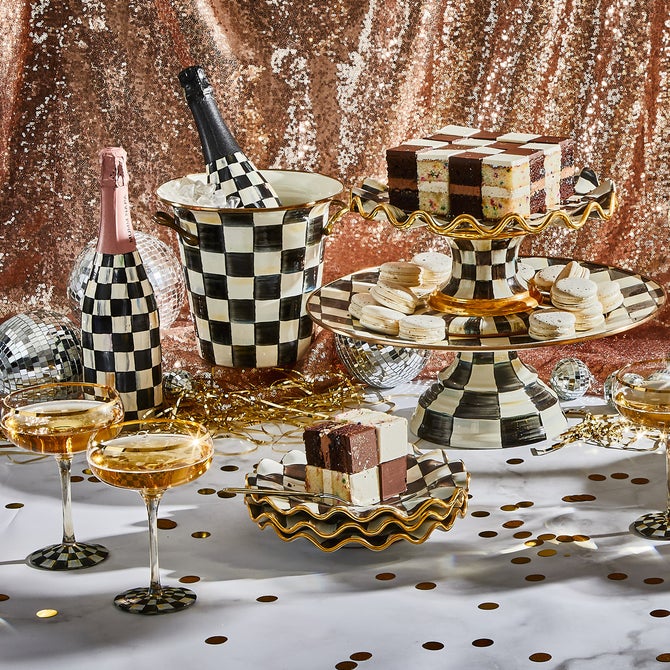 Courtly Check Fluted Ceramic Dinnerware image number 13