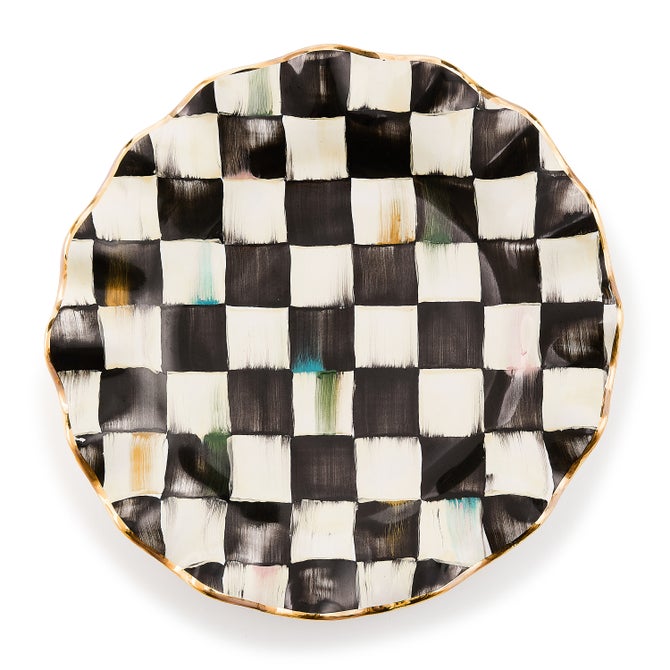 Courtly Check Fluted Ceramic Dinnerware image number 11