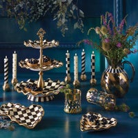Courtly Check Fluted Heart Plate