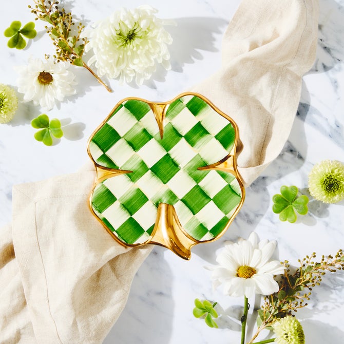 Lucky Check Clover Plate image number 5