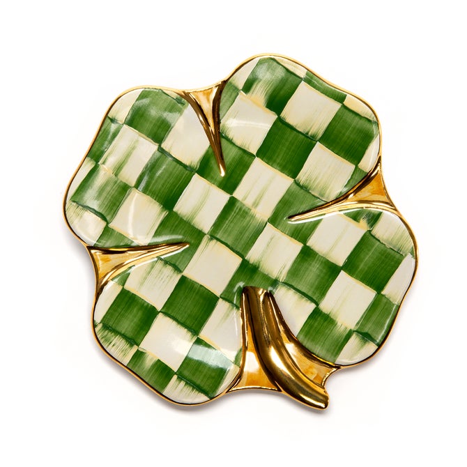 Lucky Check Clover Plate image number 0