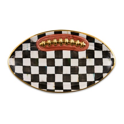 Courtly Check Football Platter