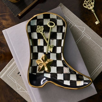 Lainey Wilson Courtly Check Cowgirl Boot Dish