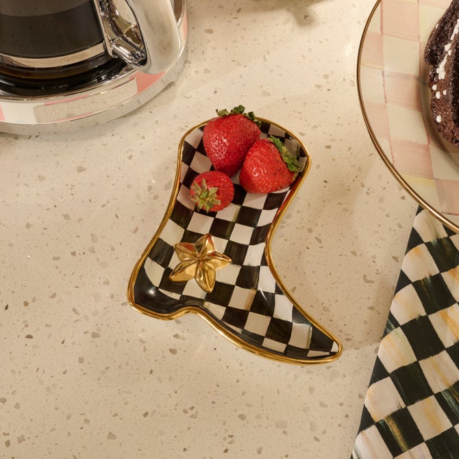 Lainey Wilson Courtly Check Cowgirl Boot Dish image number 6