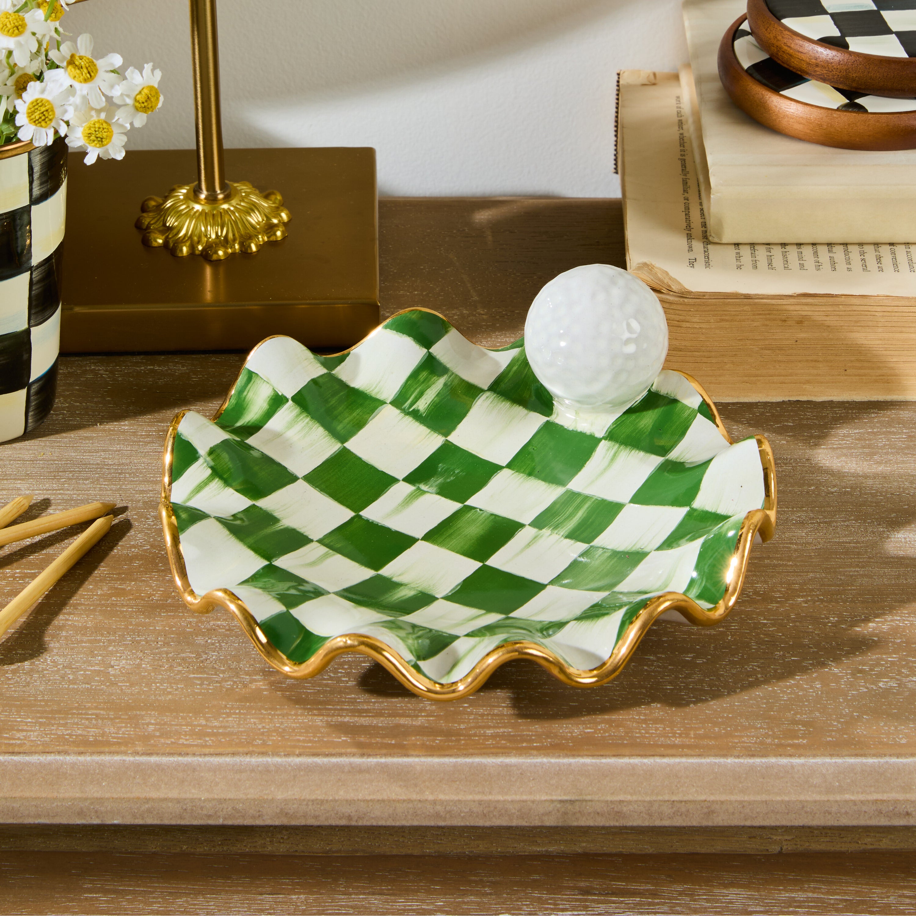 MacKenzie-Childs | Putting Green Ceramic Dish