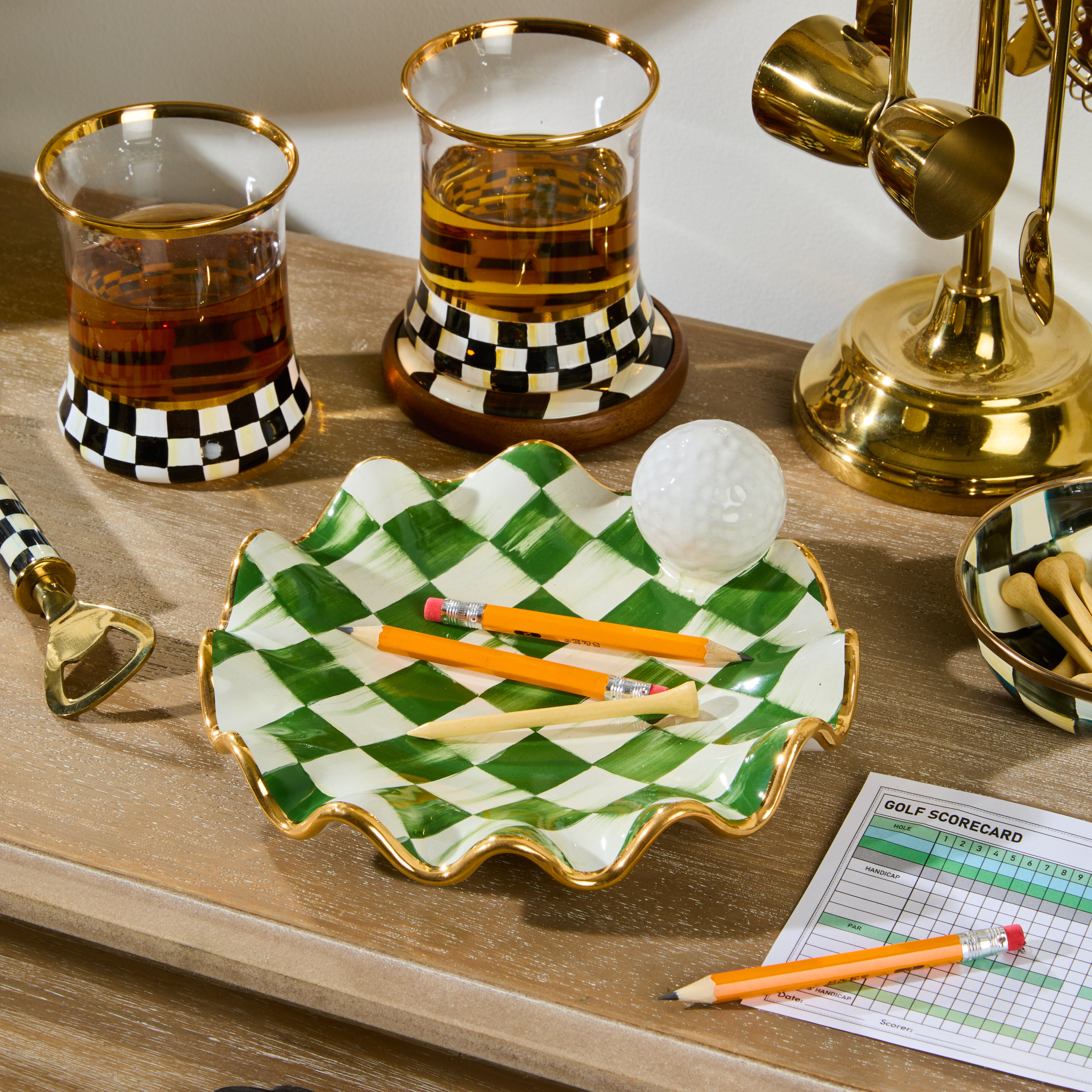 MacKenzie-Childs | Putting Green Ceramic Dish