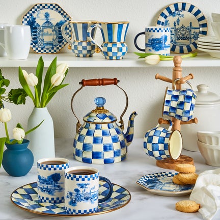 Royal Check Ceramic Mug