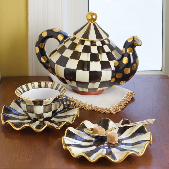 Courtly Check Ceramic Saucer image number 12