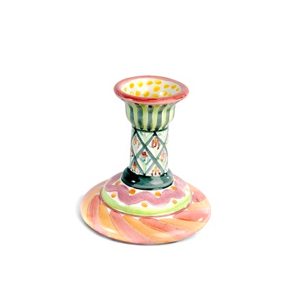 Taylor Column Candlestick - Bearded Iris