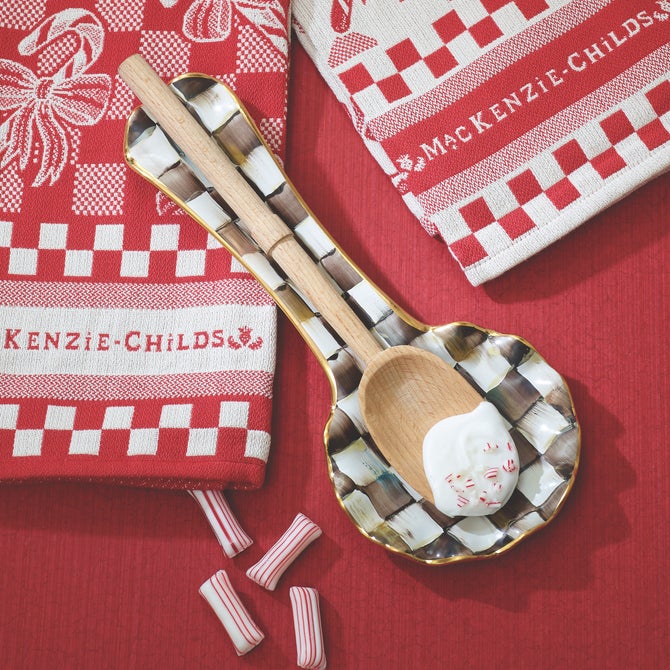 Courtly Check Ceramic Spoon Rest image number 9