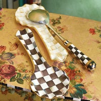 Courtly Check Ceramic Spoon Rest