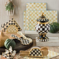 Courtly Check Ceramic Spoon Rest
