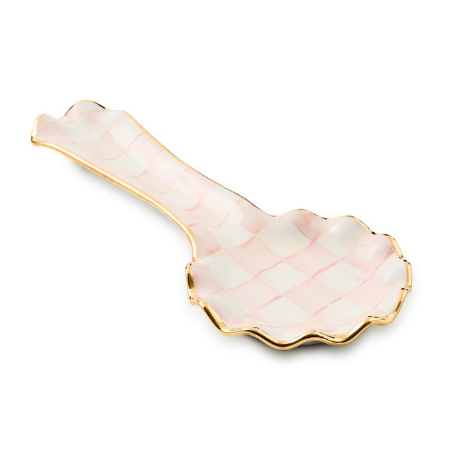Rosy Check Ceramic Spoon Rest image number 2