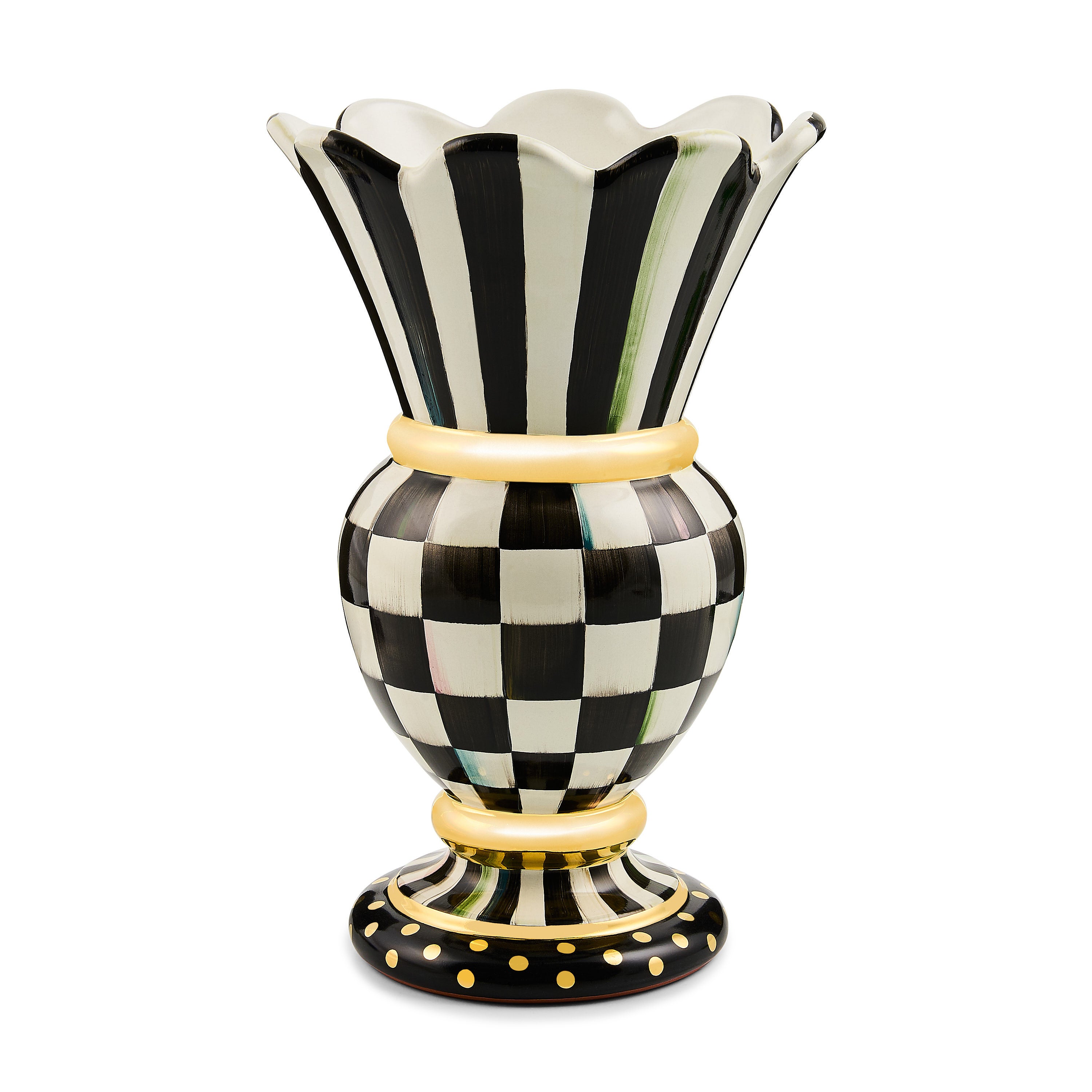 MacKenzie-Childs | Courtly Check Ceramic Great Vase