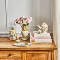 Parchment Check Great Vase