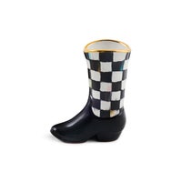 Lainey Wilson Courtly Check Cowgirl Boot Bud Vase