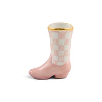 Lainey Wilson Rosy Check Cowgirl Boot Bud Vase