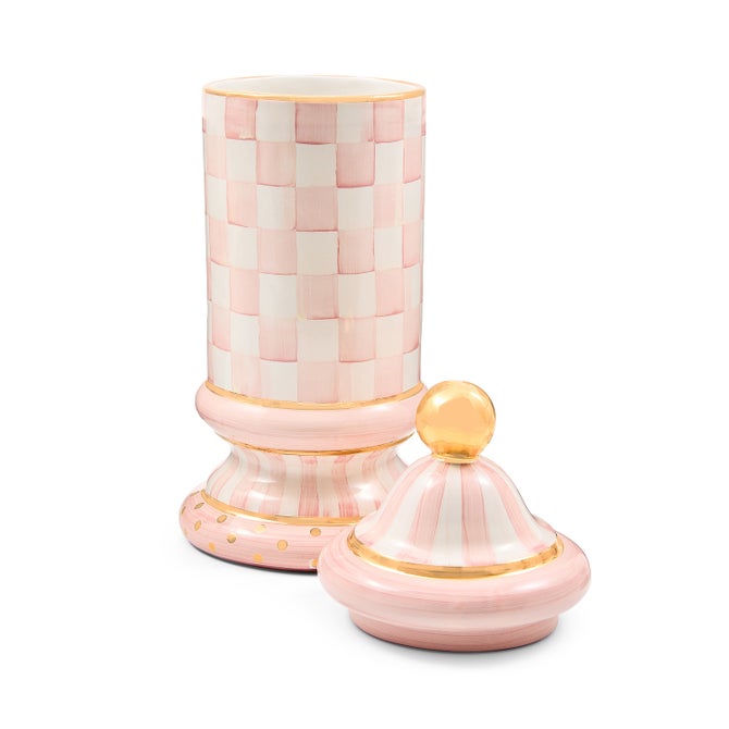 Rosy Check Ceramic Column Canister image number 2