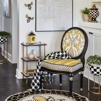 Courtly Check Ceramic Globe Canister