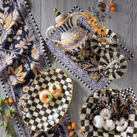 Courtly Check Medium Ceramic Fluted Serving Bowl