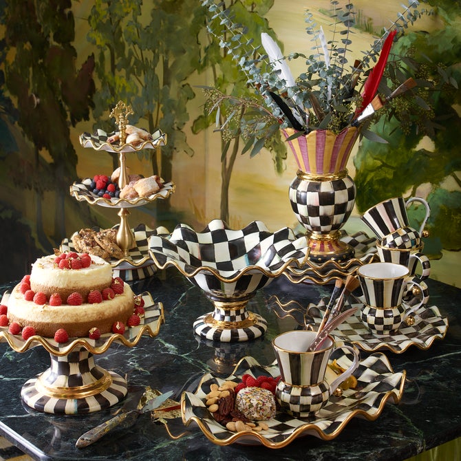 Courtly Check Ceramic Serving Platter image number 10