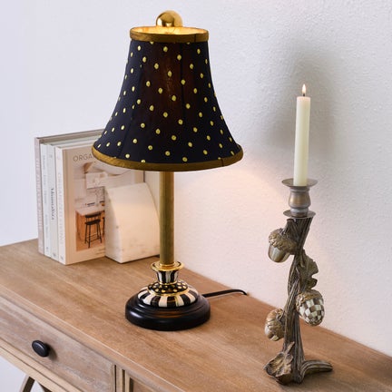 Black Tie Courtly Candlestick Table Lamp
