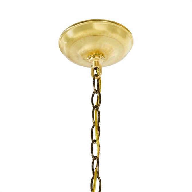 Courtly Check Medium Ceramic Pendant Lamp image number 6