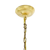 Sterling Check Flared Ceramic Pendant Lamp