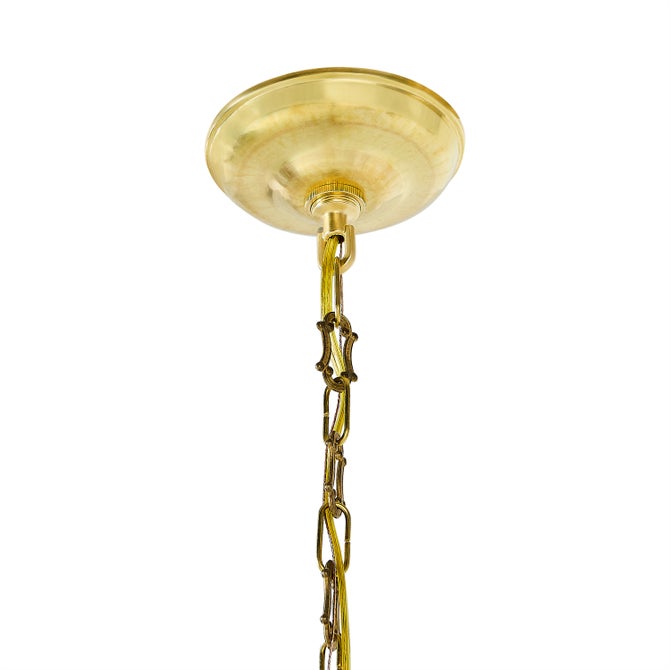 Sterling Check Flared Ceramic Pendant Lamp image number 1