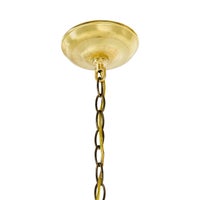 Courtly Check Ceramic Fluted Hanging Lamp