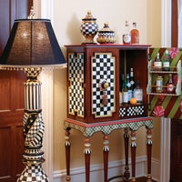 Courtly Check Ceramic Floor Lamp