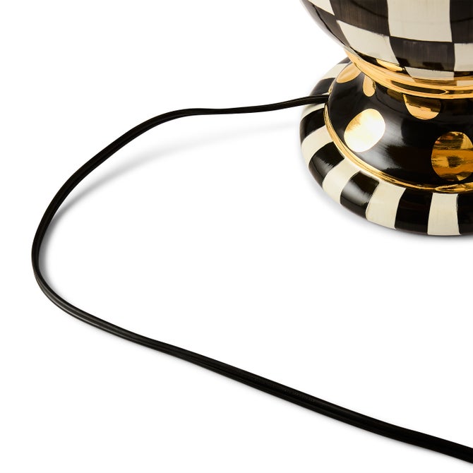 Courtly Check Ceramic Globe Lamp image number 12
