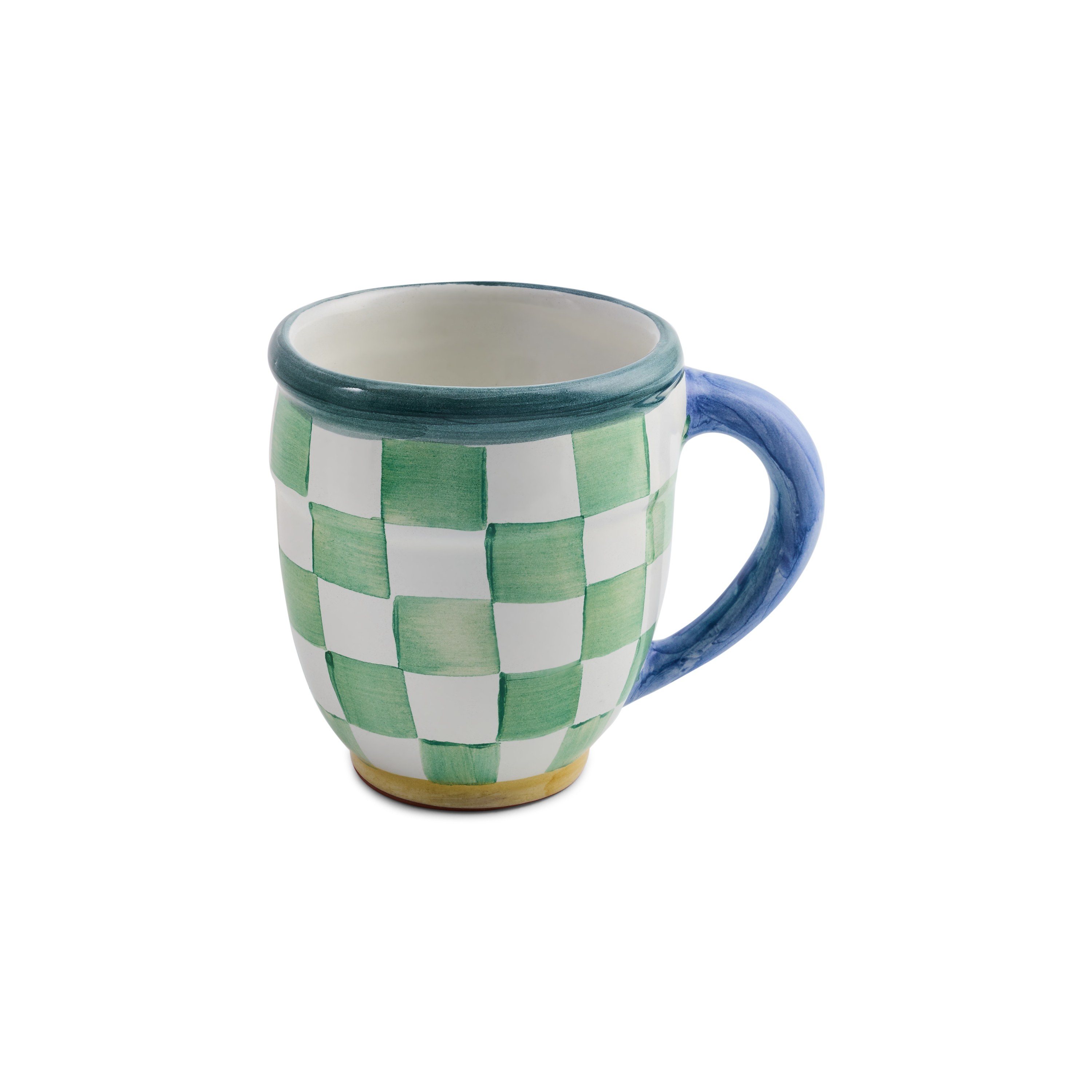 MacKenzie-Childs | Check Mate Mug Green