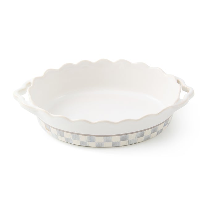 Sterling Check Everyday Small Oval Baker image number 0