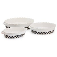 Courtly Check Everyday Large Oval Baker