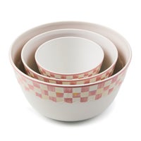 Rosy Check Everyday Mixing Bowls, Set of 3