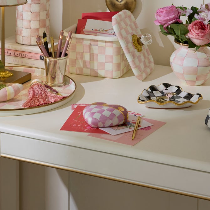 Pink Dotty Heart Ceramic Decor image number 6