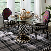 Courtly Check Ceramic Pedestal Table Base