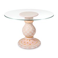 Rosy Check Ceramic Pedestal Table Base