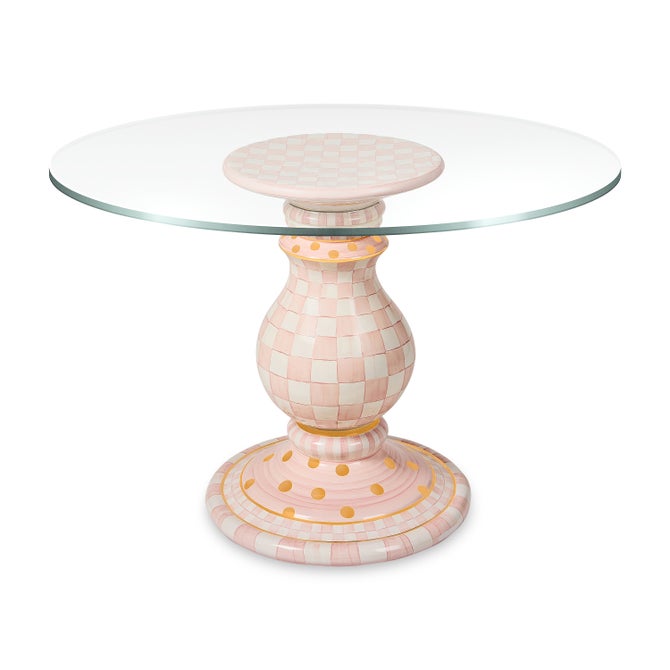 Rosy Check Ceramic Pedestal Table Base image number 4