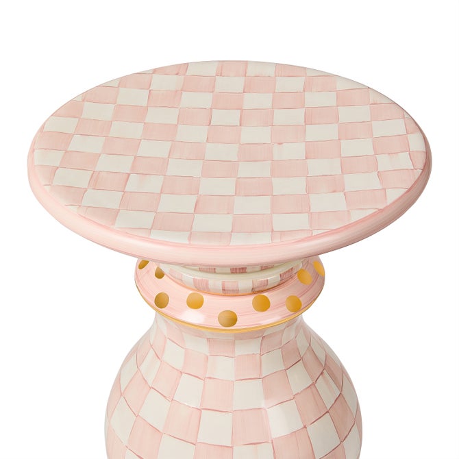 Rosy Check Ceramic Pedestal Table Base image number 3