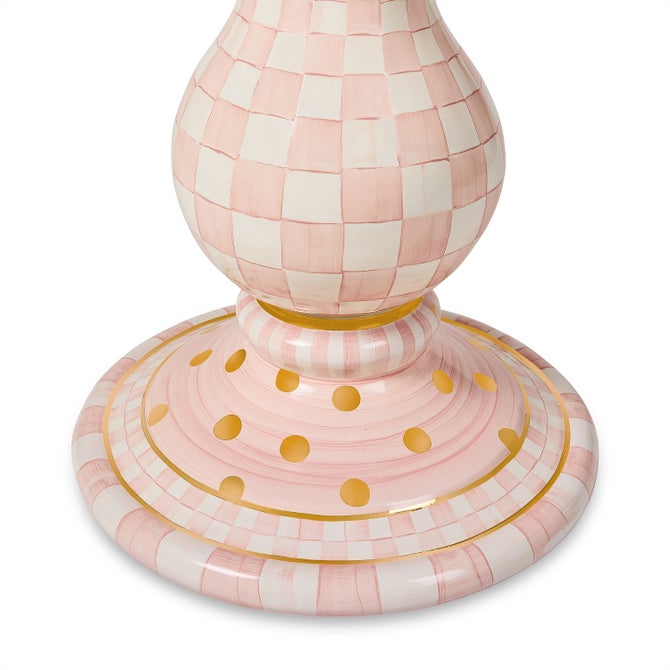 Rosy Check Ceramic Pedestal Table Base image number 5