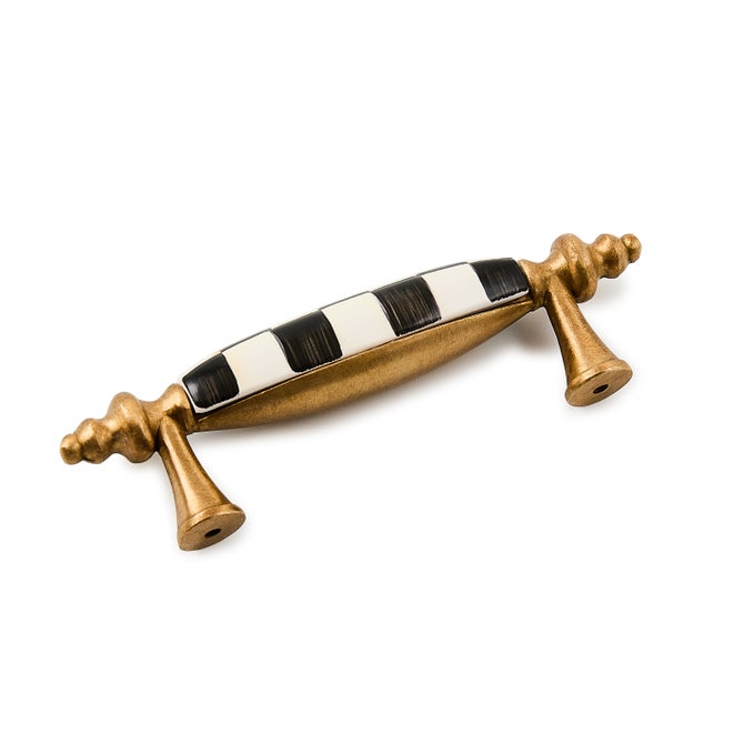 Courtly Check Brass Drawer Pull image number 2