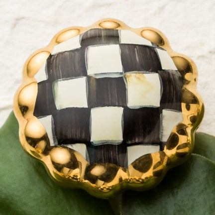 Courtly Check Round Knob